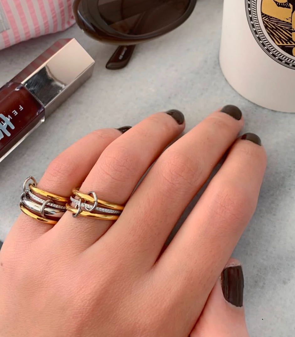 Catherine goldxsilver ring