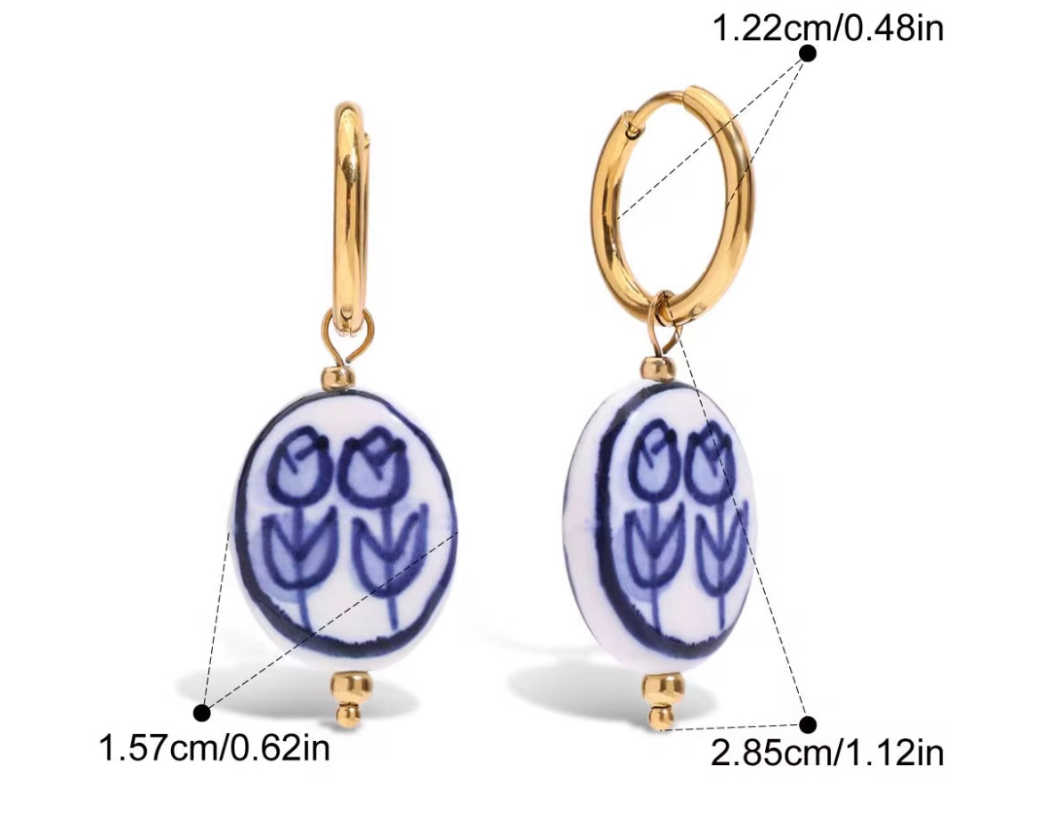 Santorini earrings