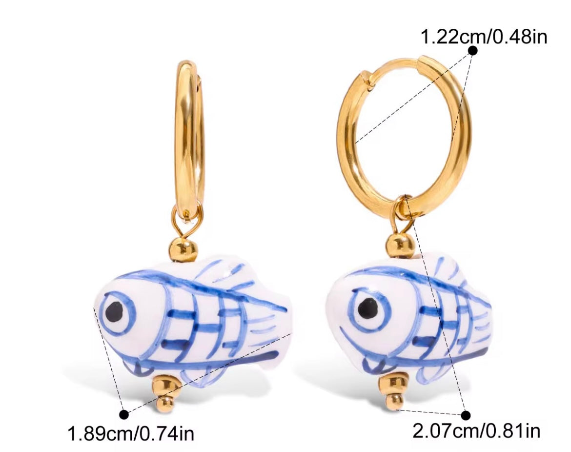 Santorini earrings