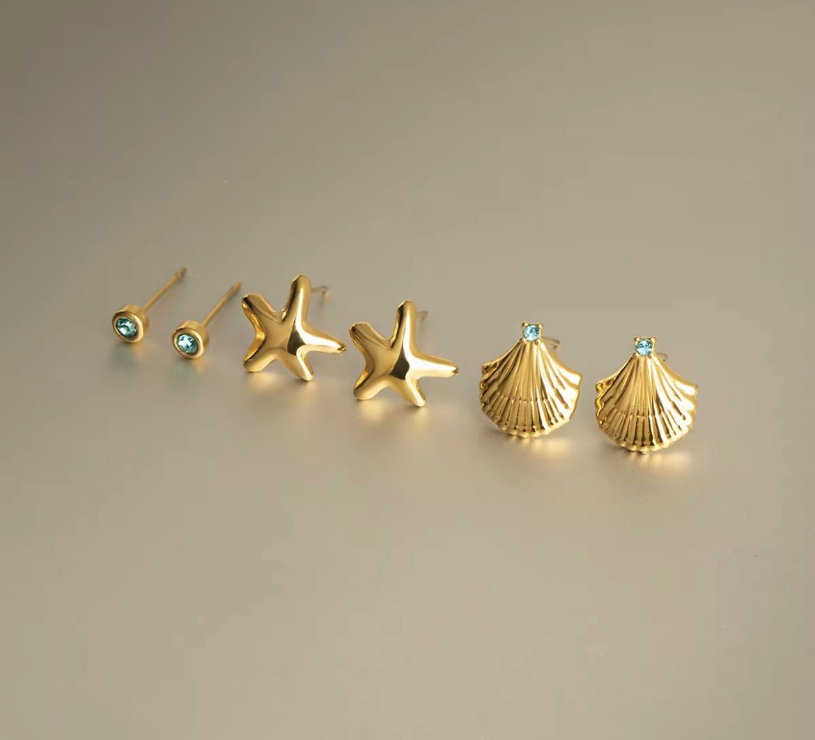 Mermaid piercing set