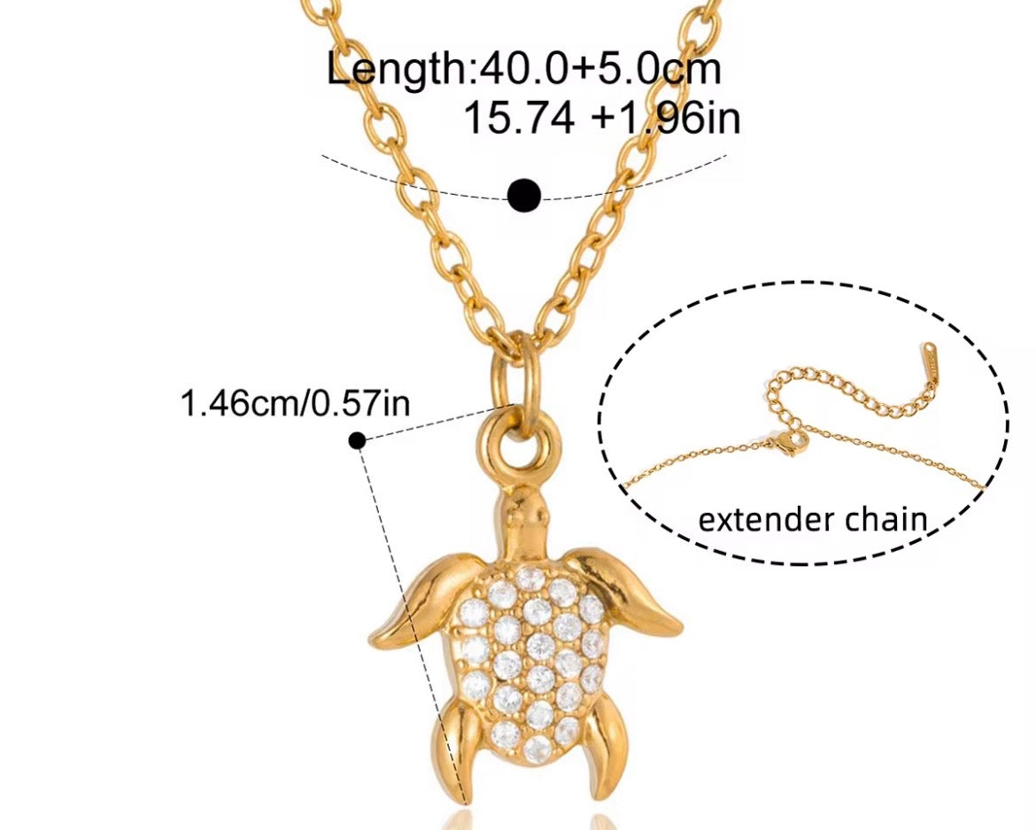 Sea turtle necklace