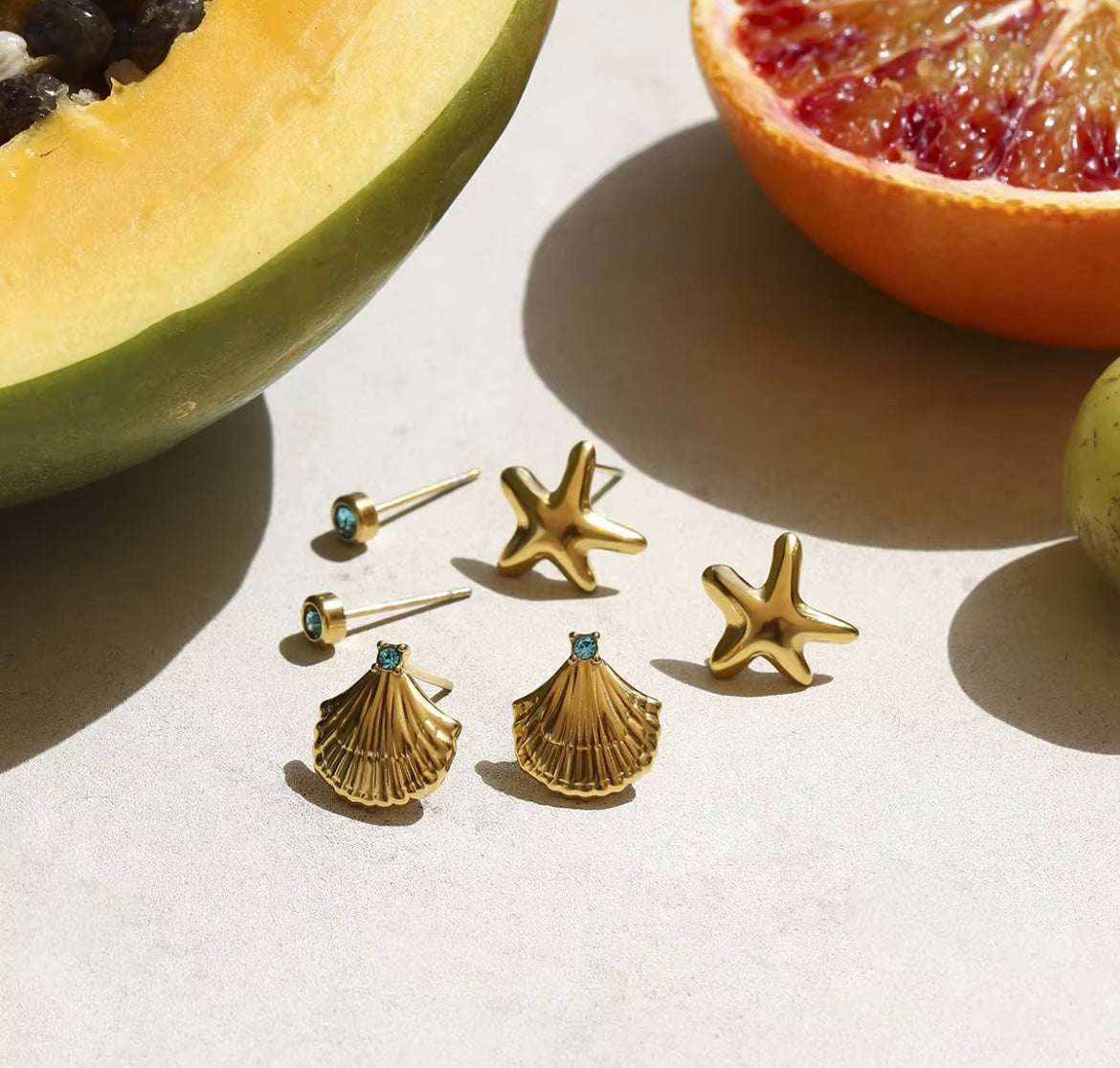 Mermaid piercing set