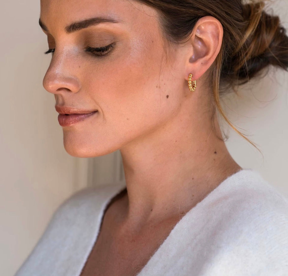 Beaded hoops