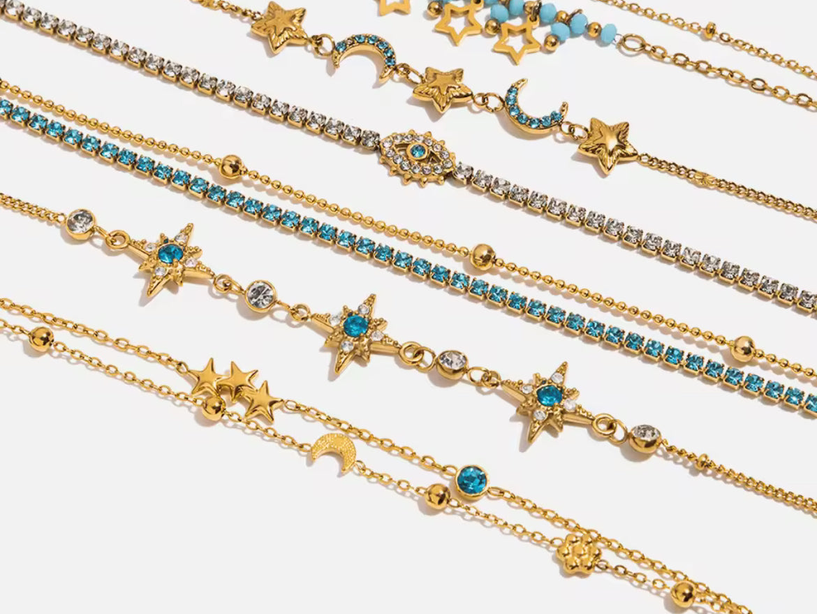 Evil-eye tennis bracelet