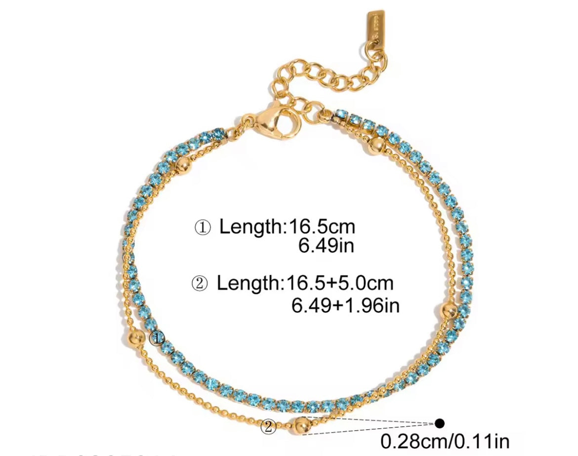Ariel tennis bracelet