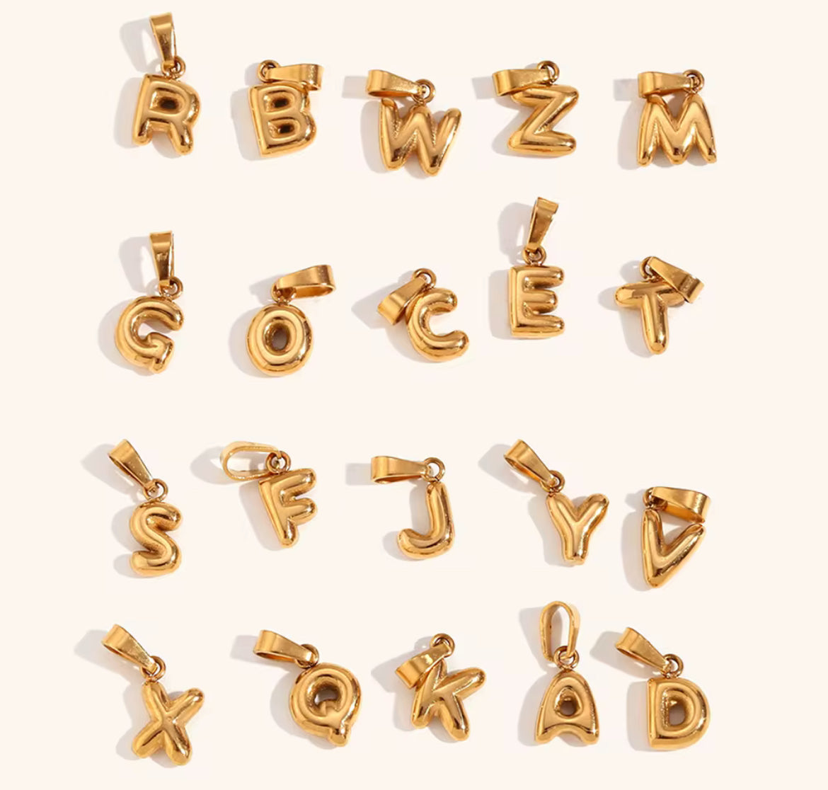 Puffy letters