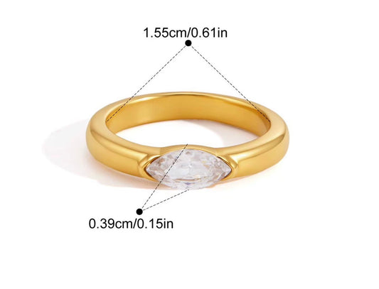 Pinky diamond ring
