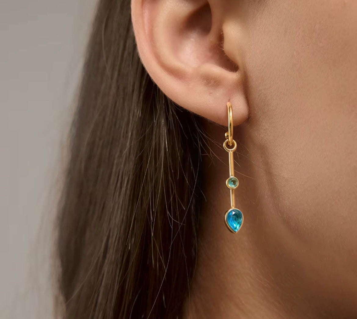 Jade earrings