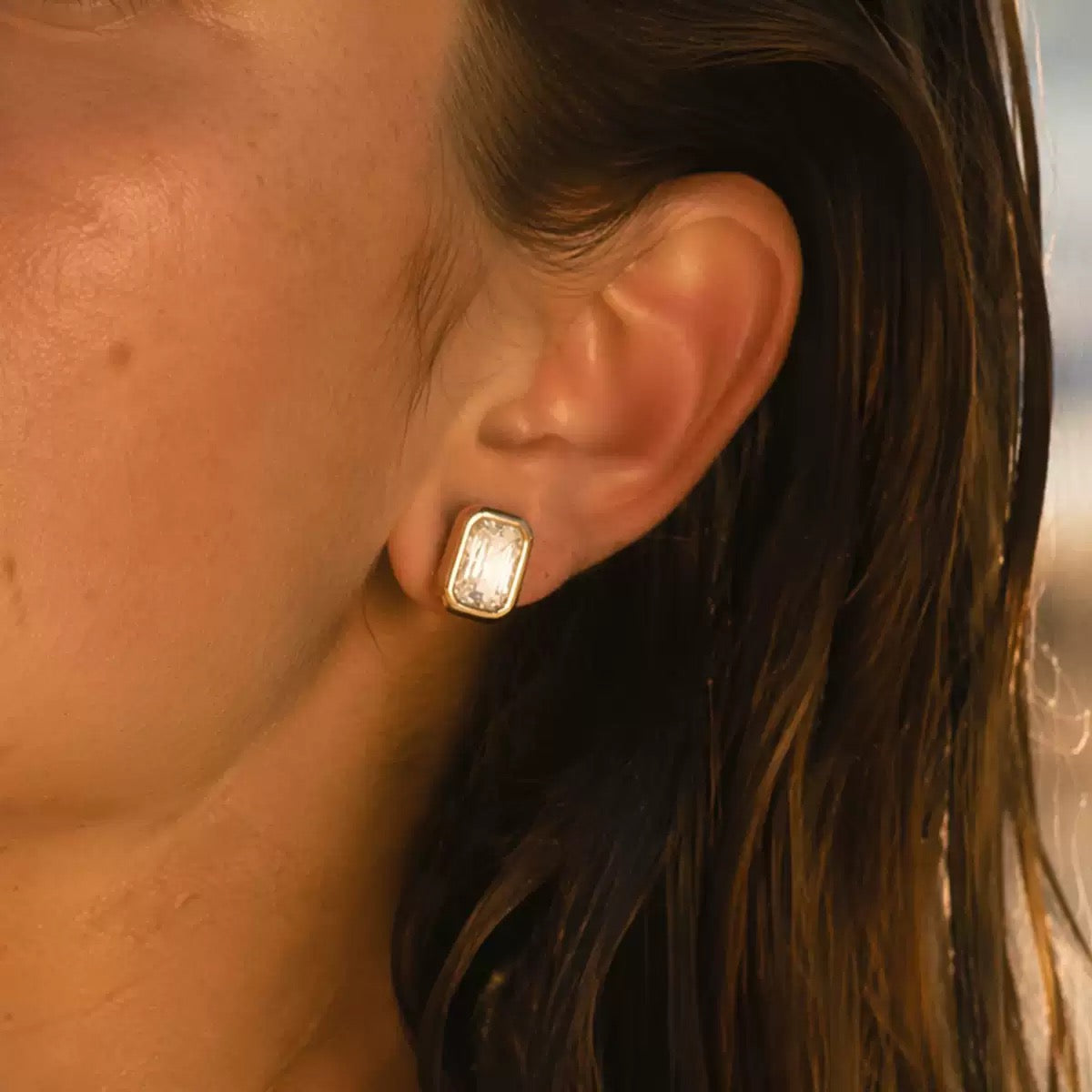 White Diamond earrings