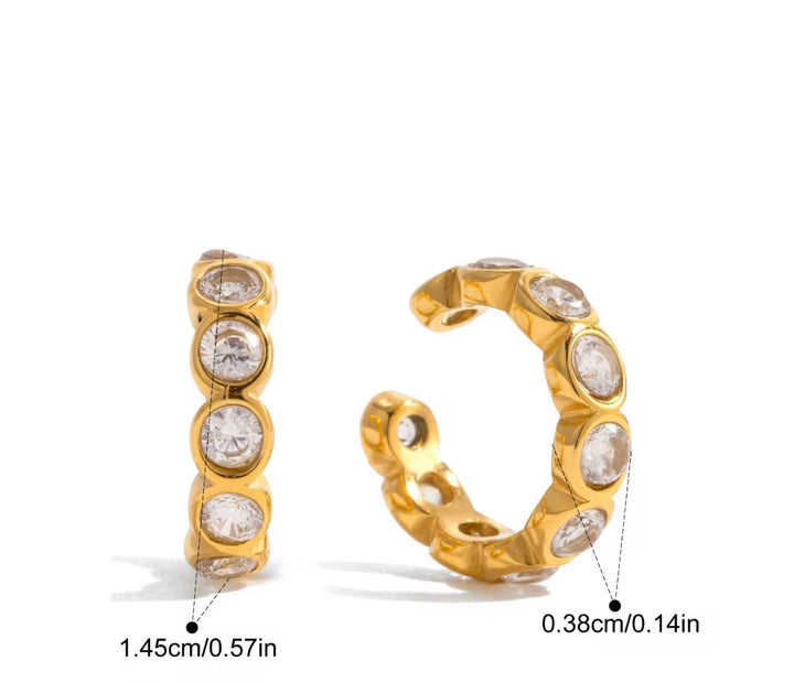 Diamond earcuff