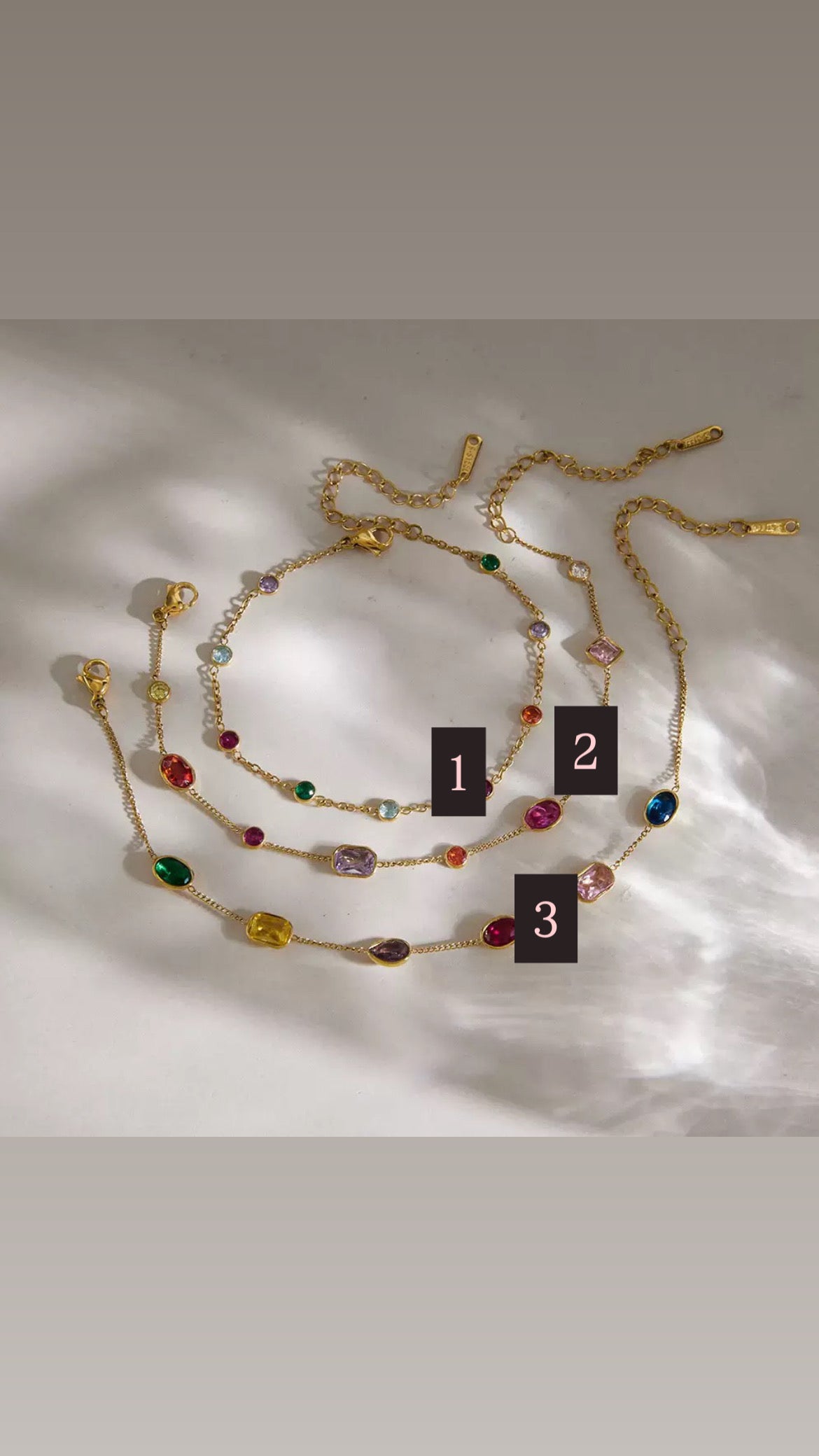 Candy drop bracelet