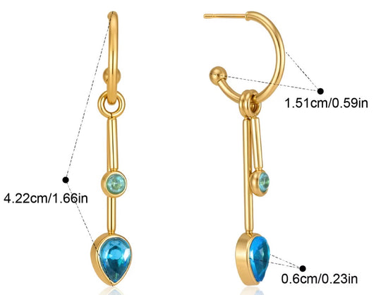 Jade earrings