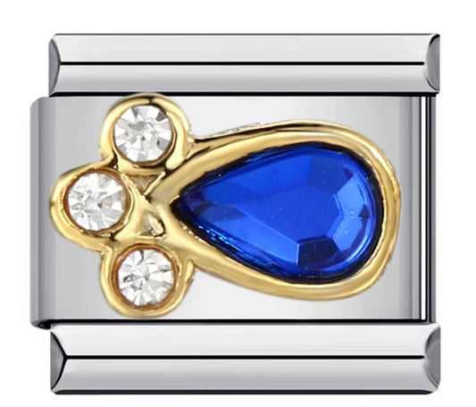 Italian zircon charms