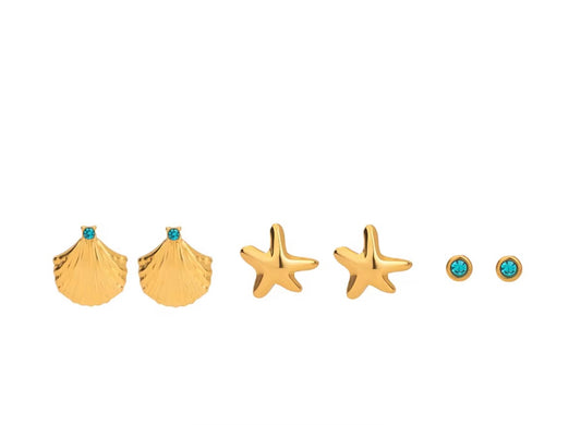 Mermaid piercing set