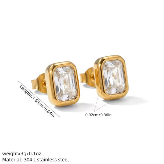 White Diamond earrings