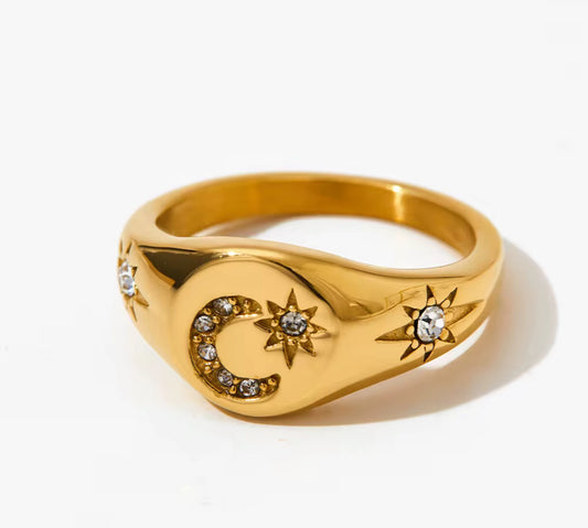 Pinky stars ring