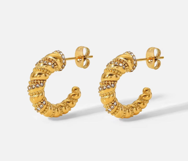 Croissant earrings