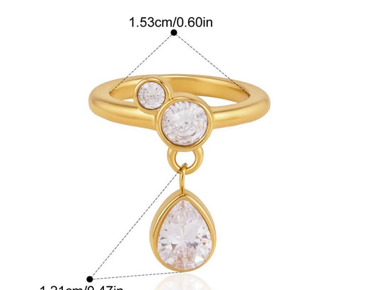 Pinky dangle ring