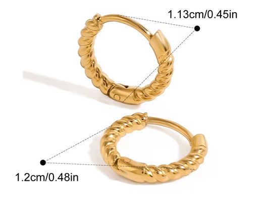 Curled hoops