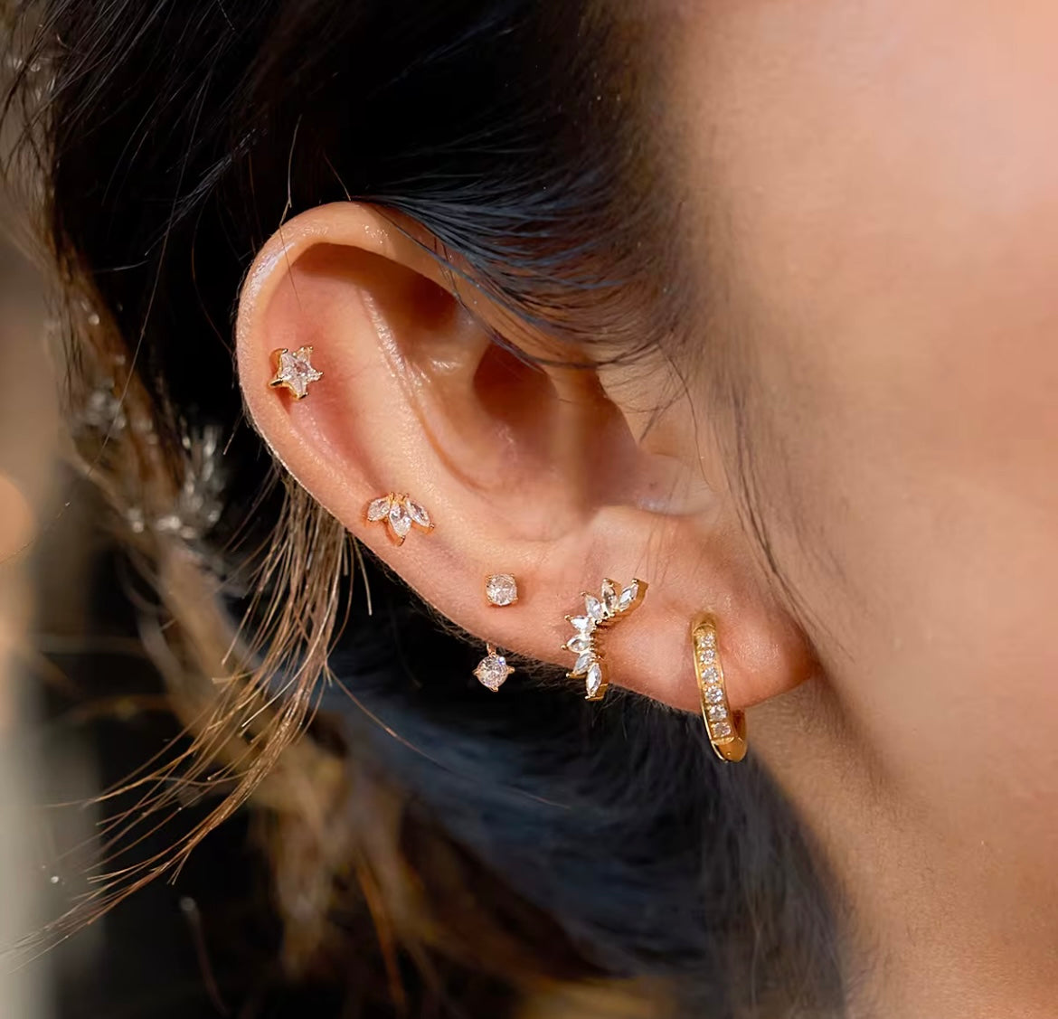 Diamond Earrings set