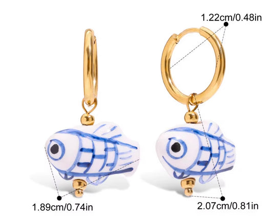 Santorini earrings