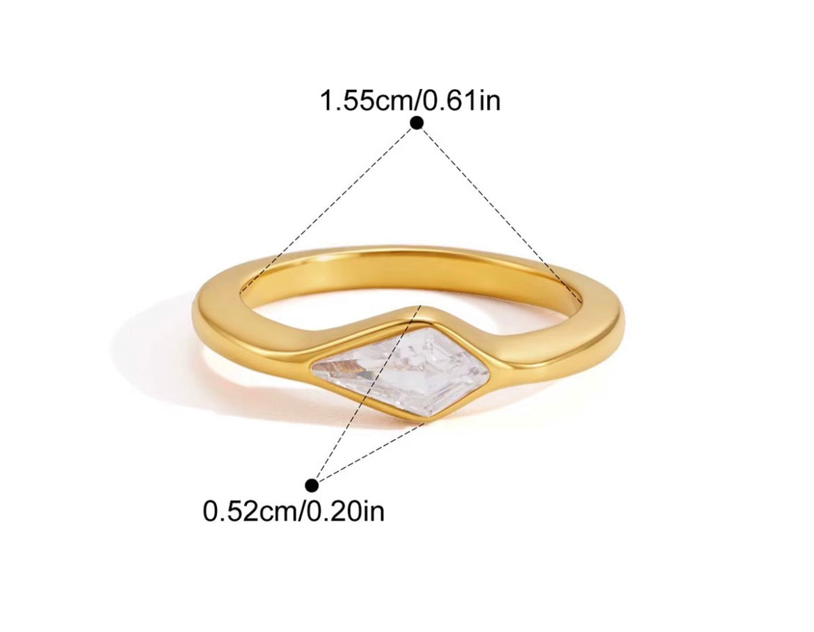 Pinky diamond ring