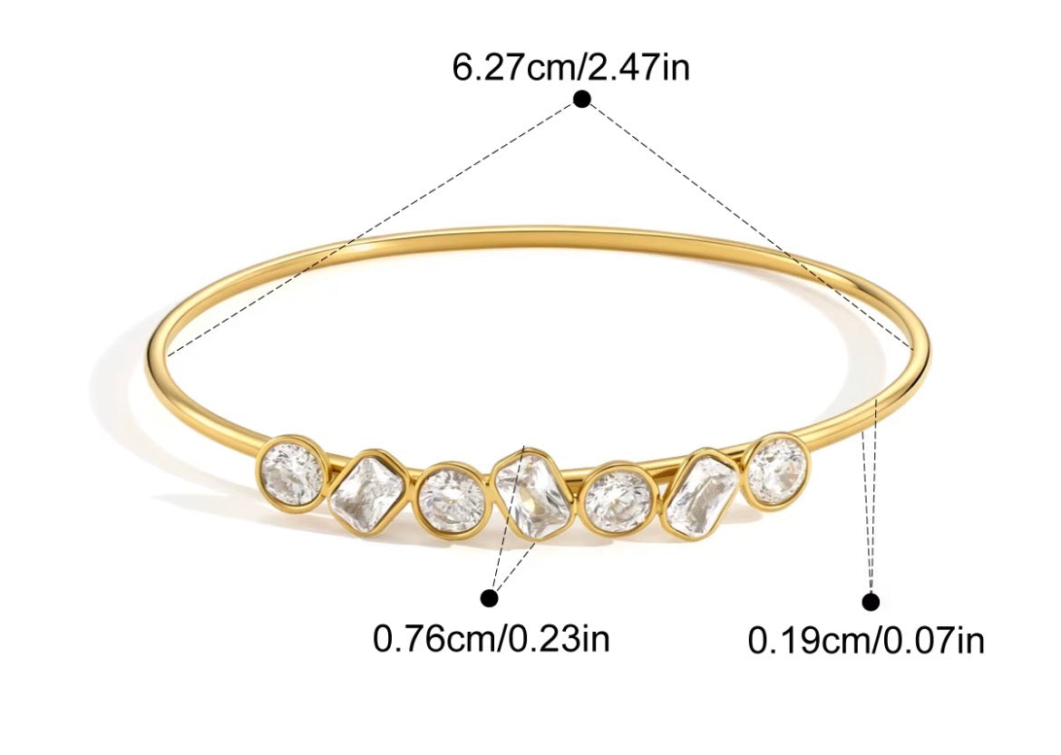 Diamond bangle