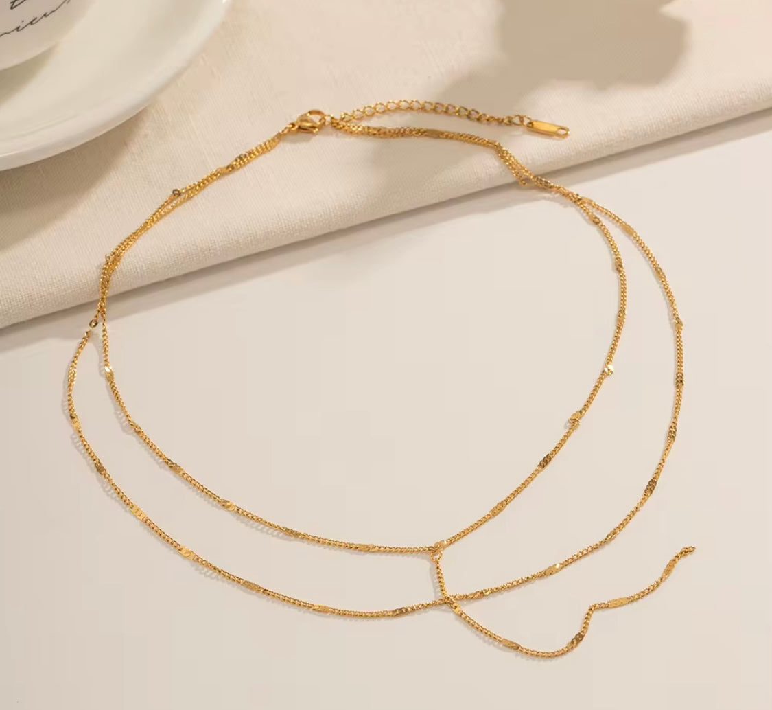 Double leila necklace