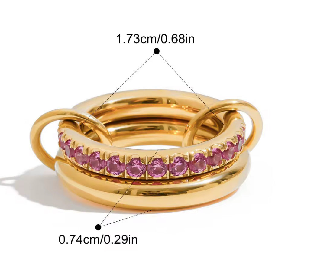 Catherine pink ring